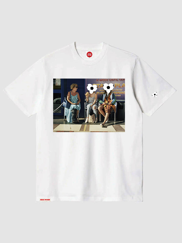 ABLE MADE Soccer Love "Friends" Tee. Certified organic cotton and TENCEL tshirt, made in the USA.