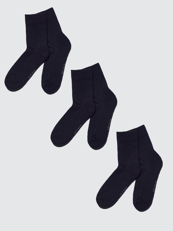 Able Made cruelty-free Merino wool Crew Socks 3-Pack. Sustainable and made in the U.S.A.