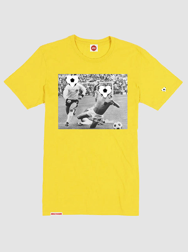 ABLE MADE Soccer Love "Play" Tee. Certified organic cotton and TENCEL tshirt, made in the USA.