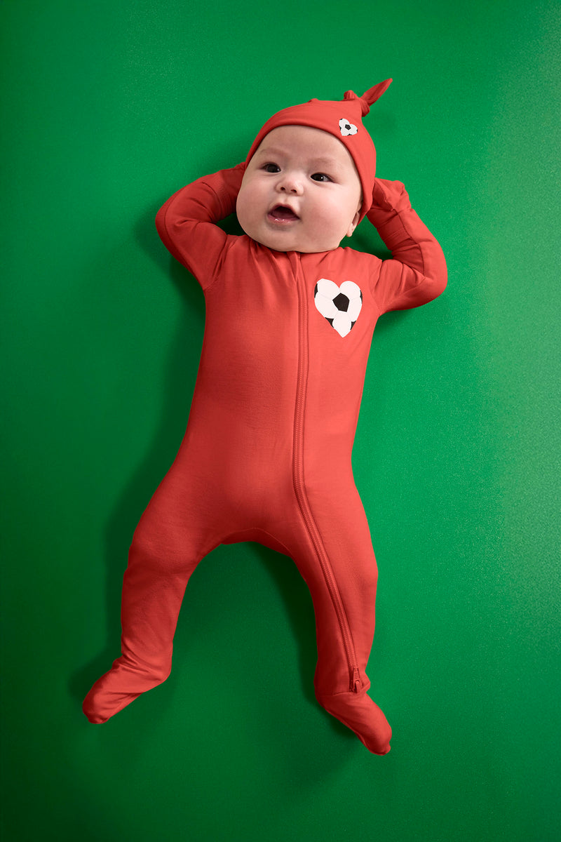 Baby Long Sleeve Zip Footie