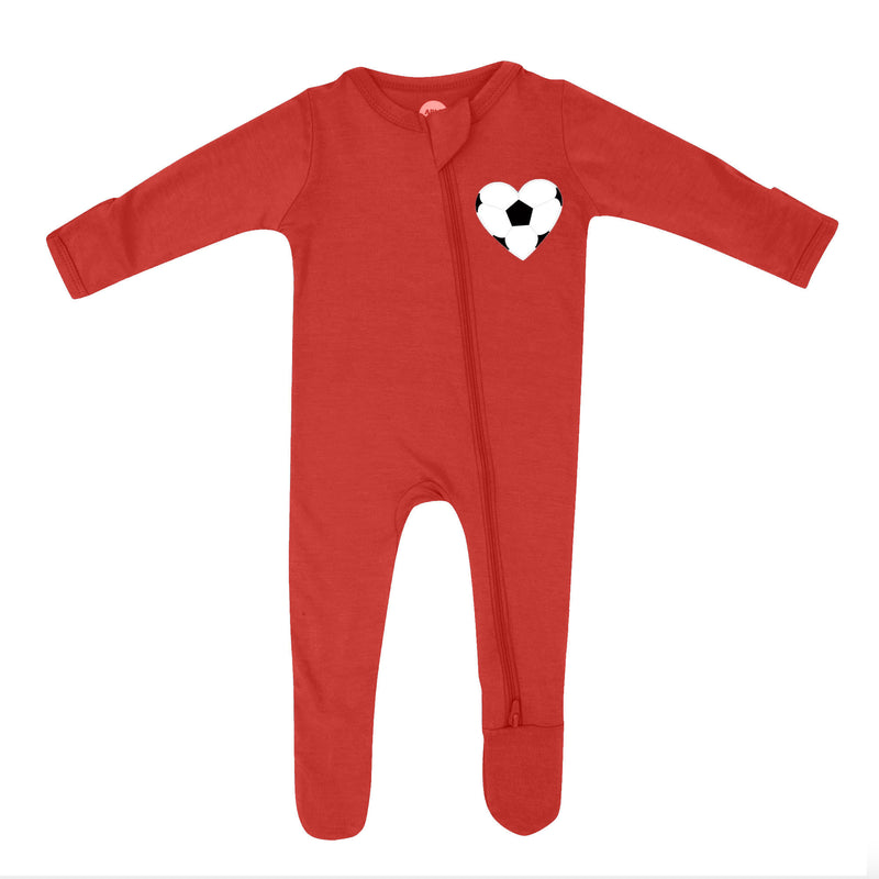 Baby Long Sleeve Zip Footie