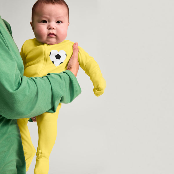 PRE-ORDER: Baby Long Sleeve Zip Footie