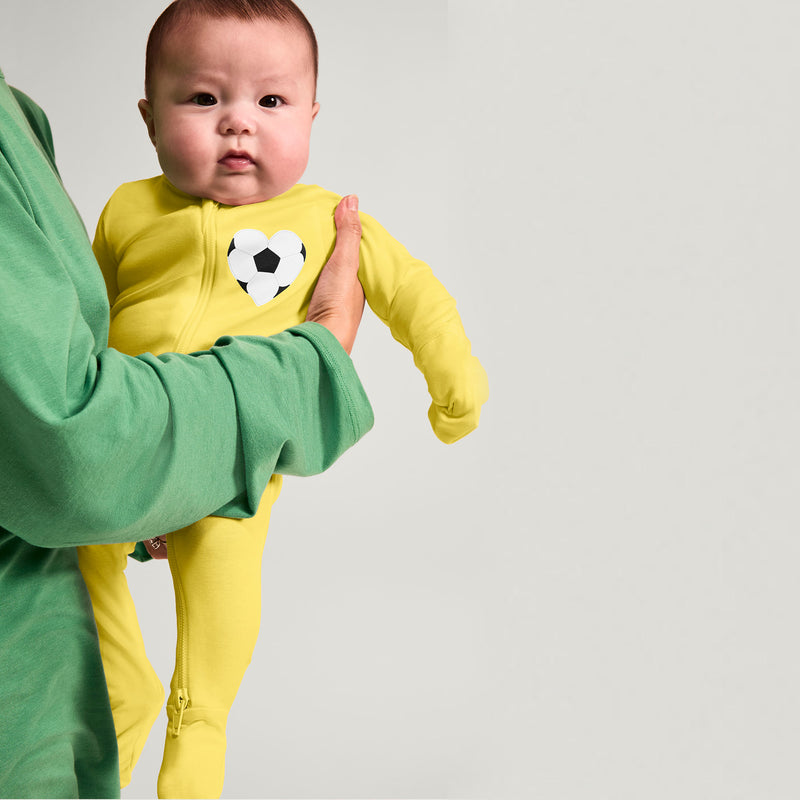 PRE-ORDER: Baby Long Sleeve Zip Footie