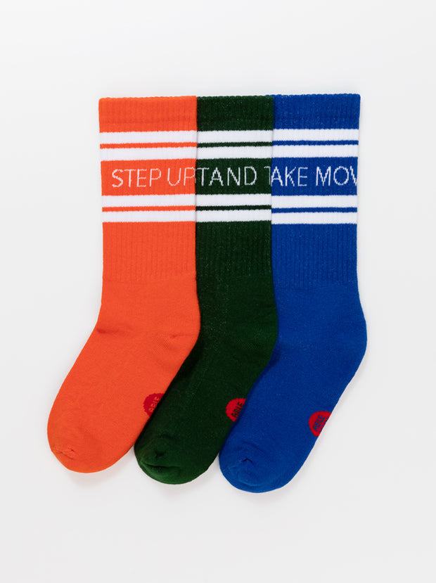 Anthem Crew 3-pair Sock Set