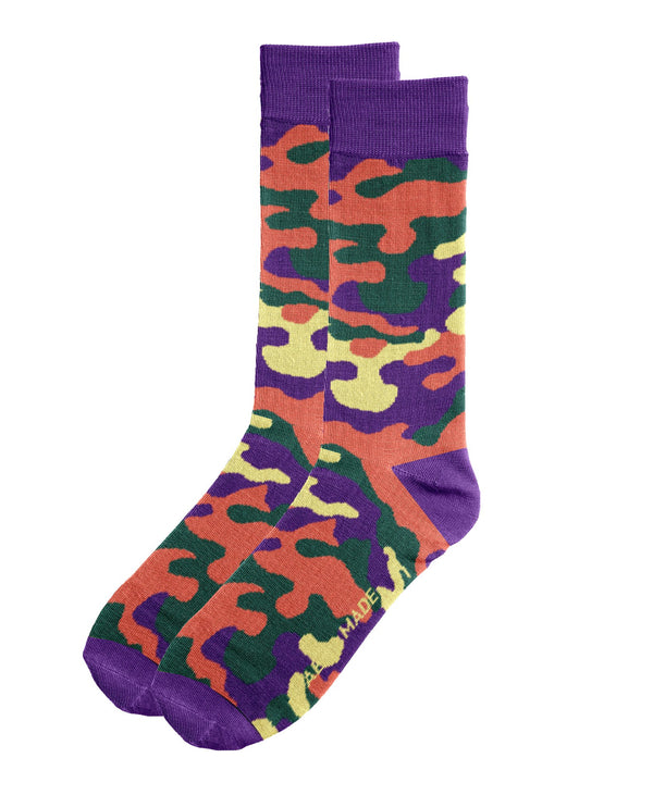 Able Made cotton Camouflage Socks. Made in the U.S.A.