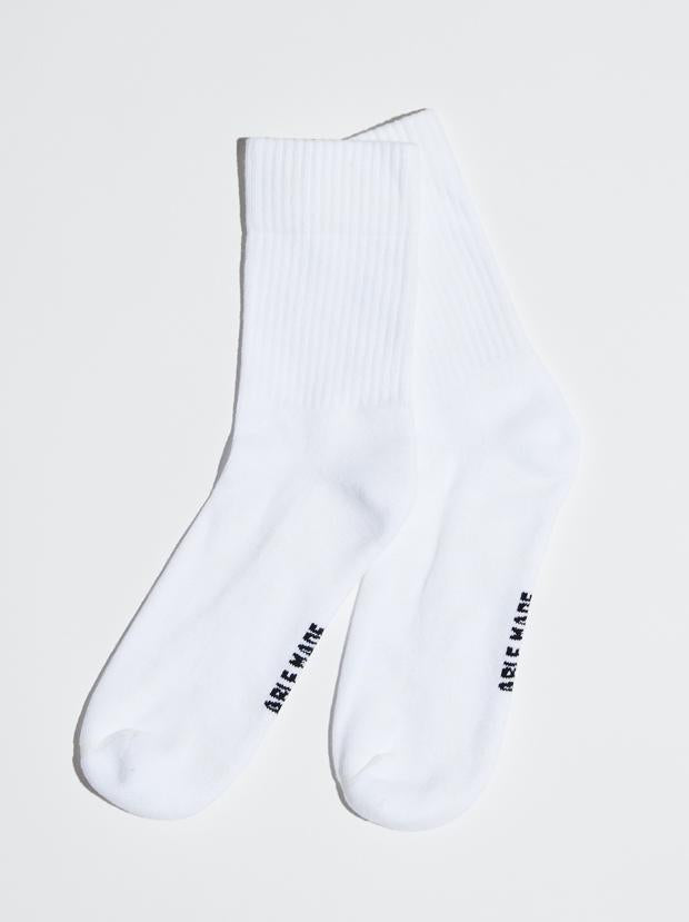 Able Made organic cotton Crew Socks. Sustainable and made in the U.S.A.