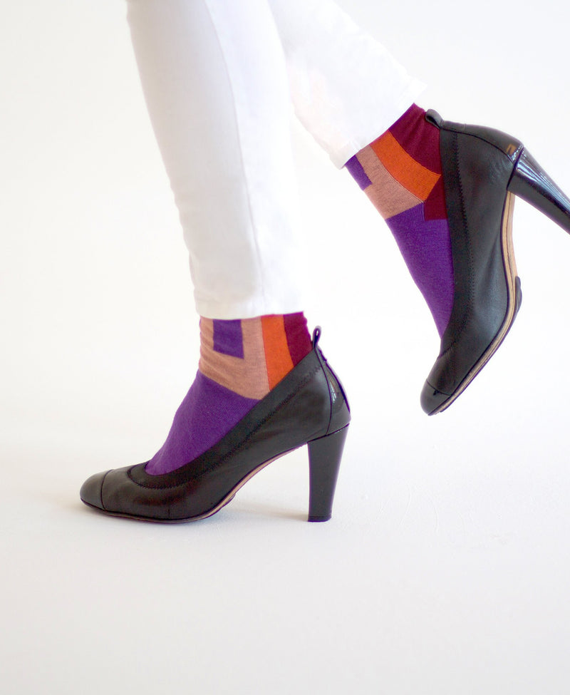 Able Made Guggenheim Albers cotton socks. Made in the U.S.A.