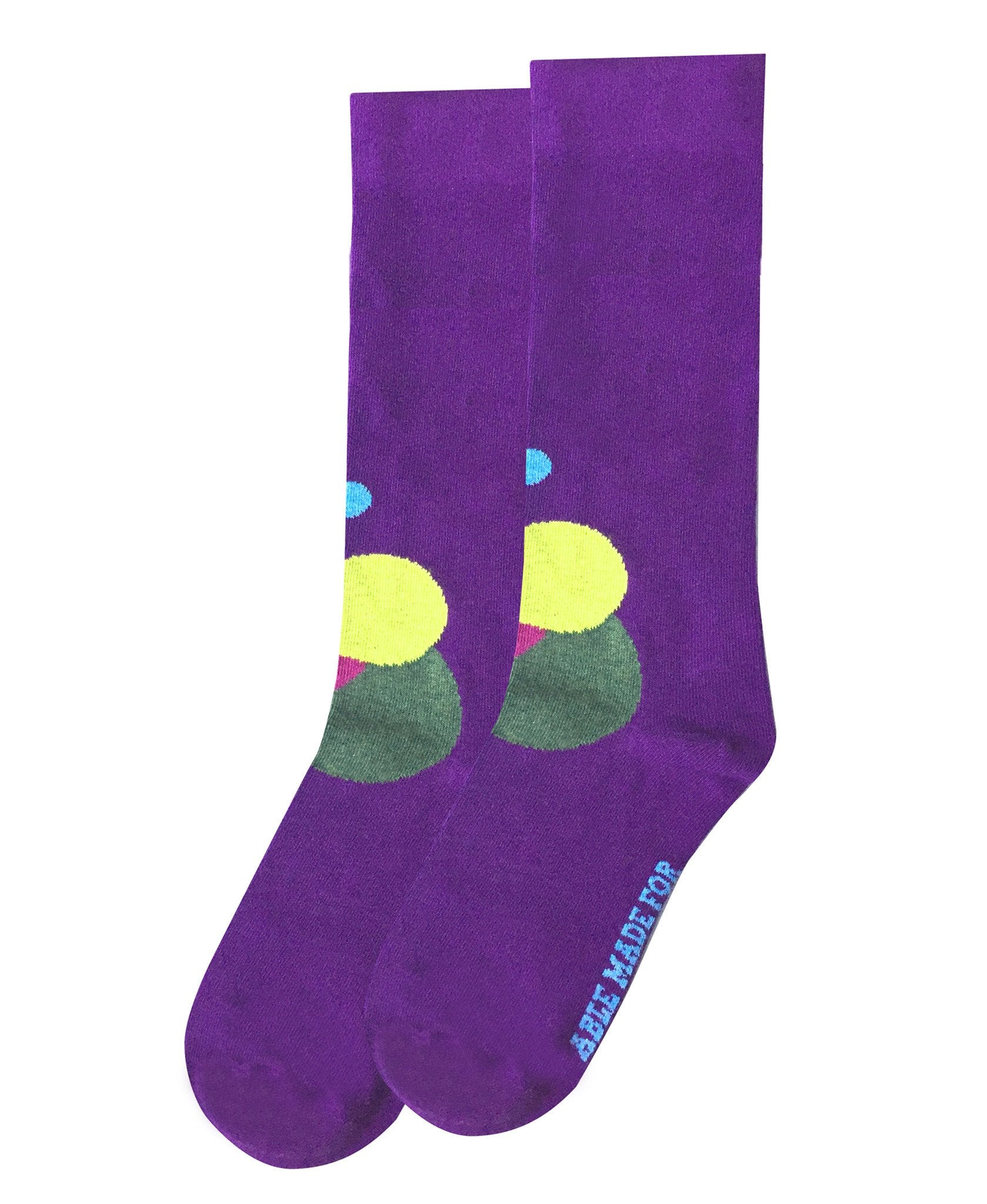 Able Made Guggenheim Kandinsky cotton socks. Made in the U.S.A.