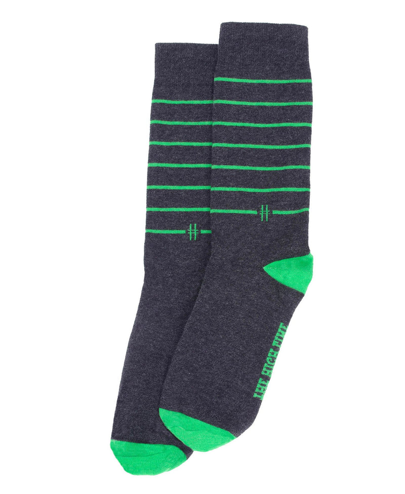 Able Made cotton High Line Stripes Socks. Made in the U.S.A.