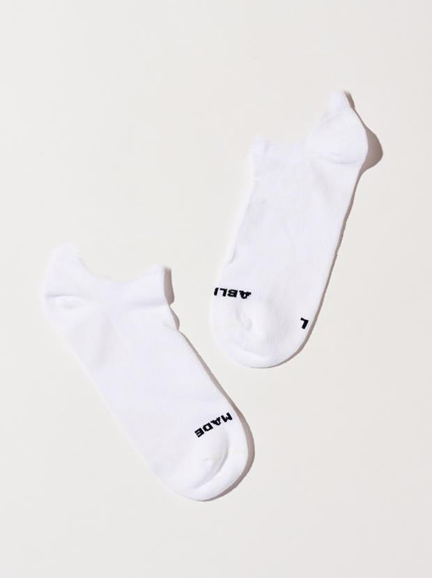 Able Made organic cotton No Show Socks 3-pack. Sustainable and made in the U.S.A.