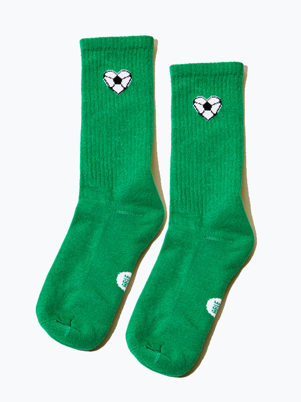 Able Made cotton Passion Crew Socks. Made in the U.S.A.