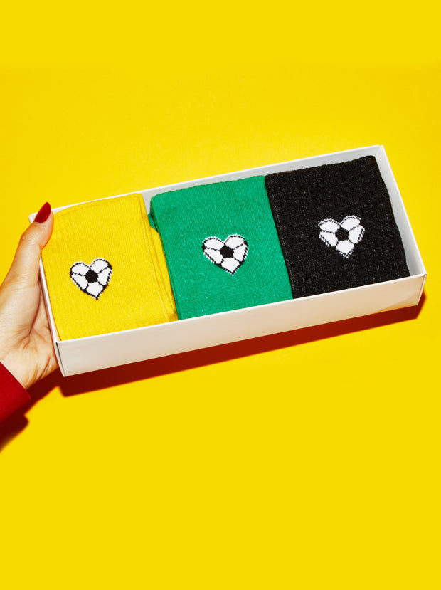 Able Made cotton Passion Crew Socks. Made in the U.S.A.